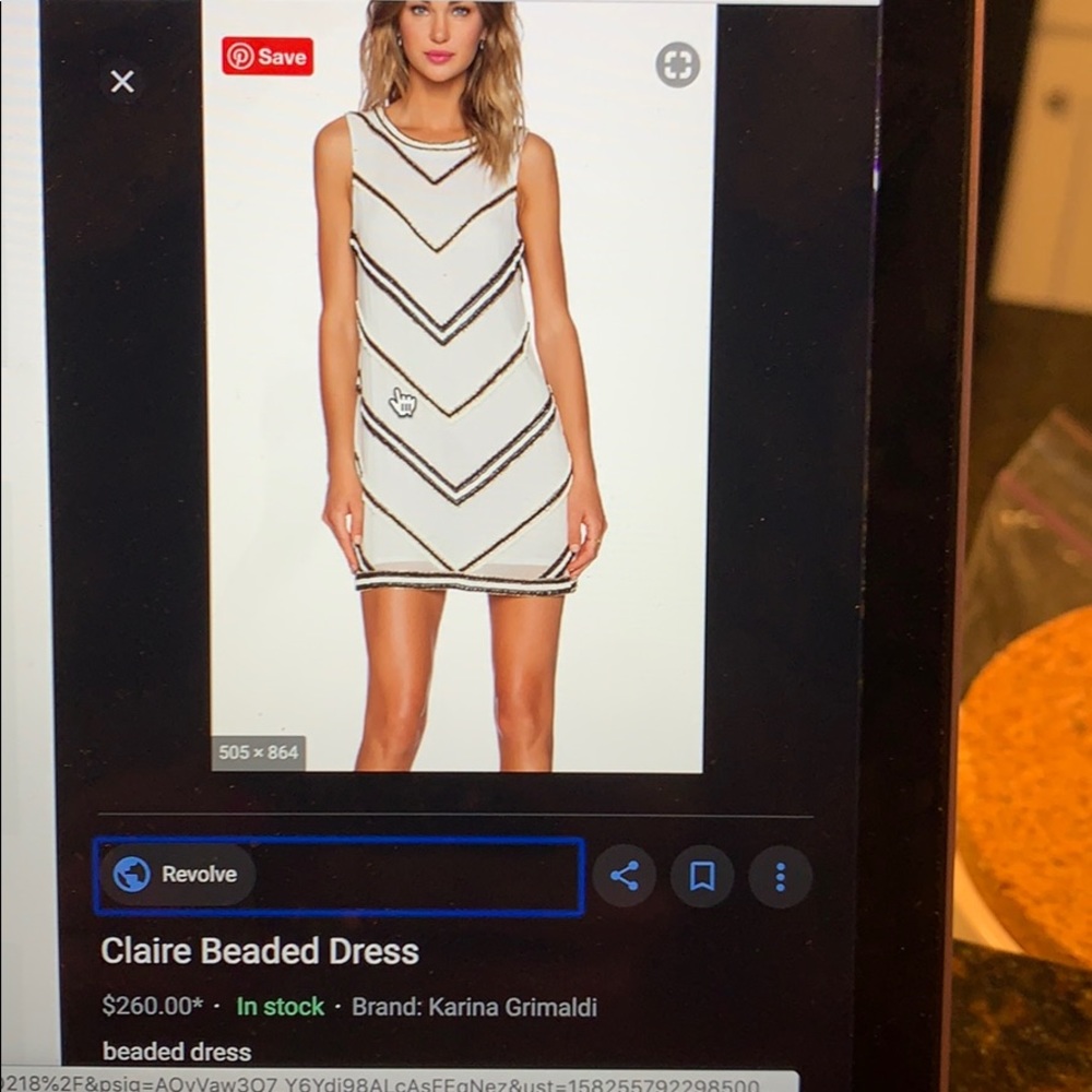 Claire beaded dress